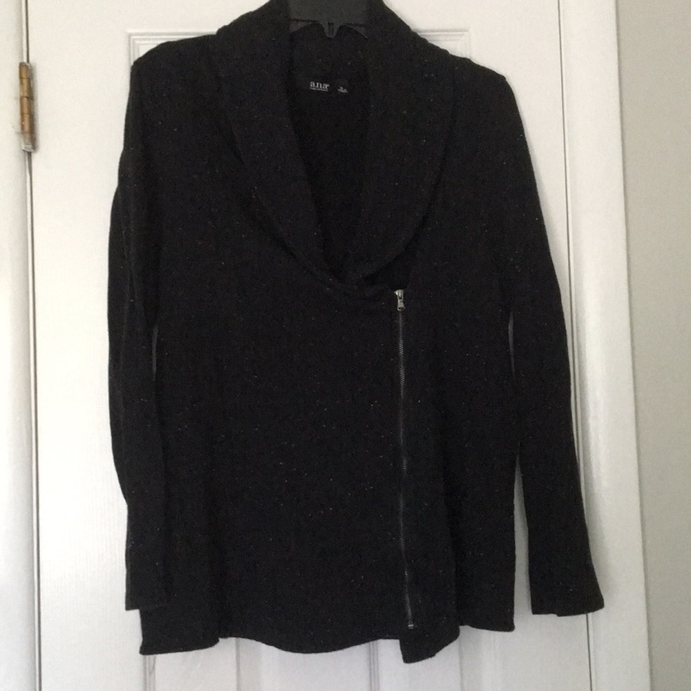 a.n.a. Asymmetrical ZIP Sweater Size M